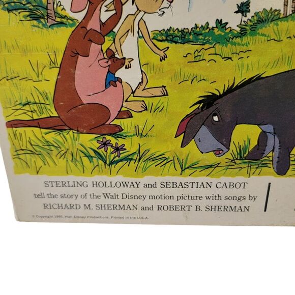 WALT DISNEY Winnie The Pooh And The Honey Tree Vintage Vinyl Record - Picture 2 of 7